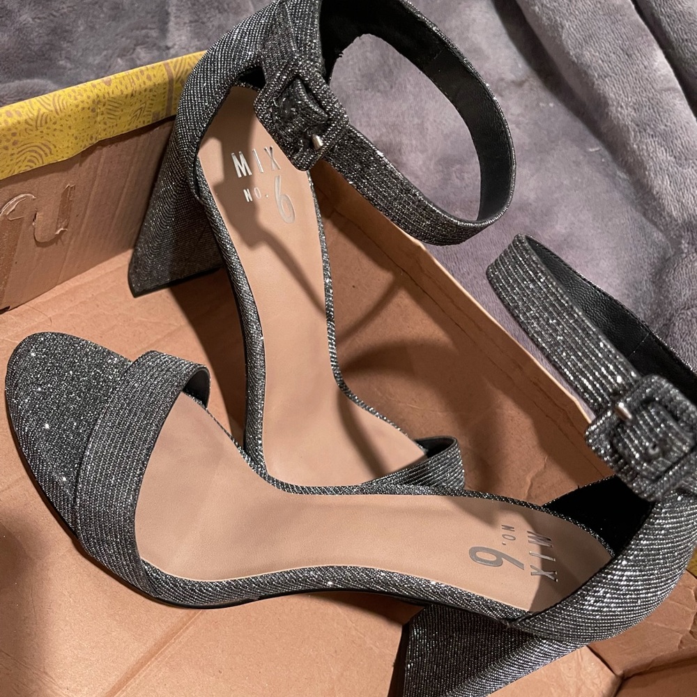 Sparkly heel